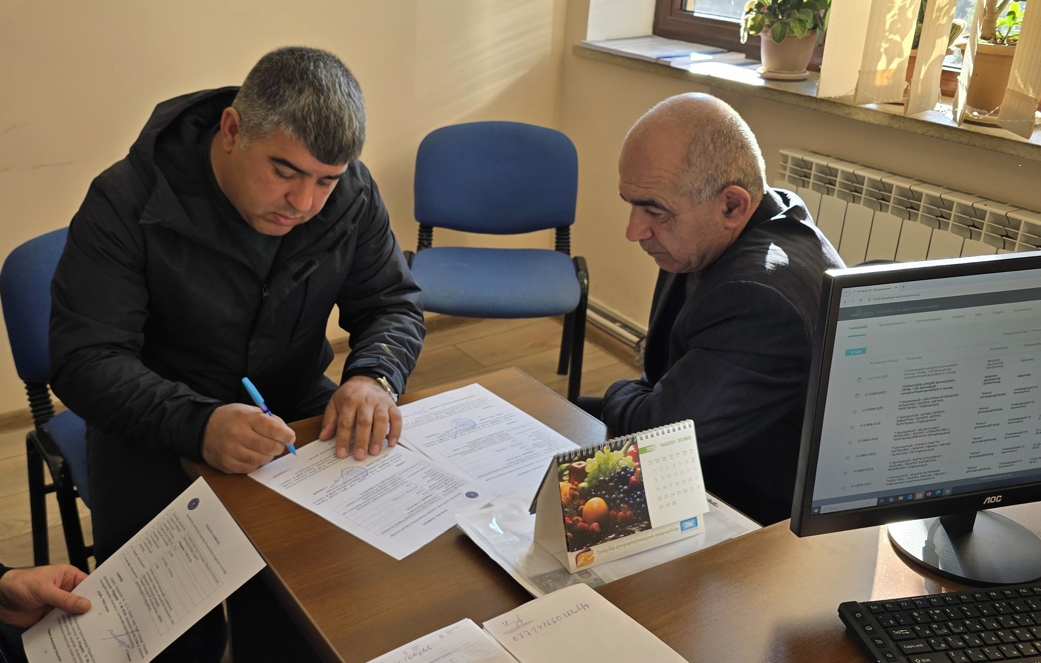 Բերքաբերում ականներից և պատերազմի պայթուցիկ մնացորդներից մաքրված տարածքը հանձնվեց համայնքին
